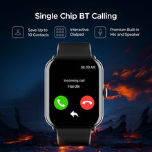Load image into Gallery viewer, boAt Wave Fury with 1.83'' HD Display, Bluetooth Calling & Functional Crown Smartwatch (Active Black Strap, Free Size)