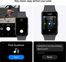 Load image into Gallery viewer, Samsung Galaxy Fit3 | AMOLED Display & Aluminium Body | Upto 13Day Battery | 5ATM & IP68 (Gray Strap, Free Size)