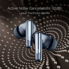 Load image into Gallery viewer, boAt Airdopes 161 ANC Elite w/ ANC, 50 HRS Playback, ASAP Charge & ENx Technology Bluetooth (Blue, True Wireless)