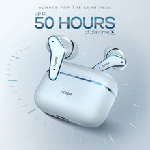 Load image into Gallery viewer, Noise Buds VS102 Elite with 50Hr Playtime, ENC, Quad Mic, Chrome finish Flybird Design Bluetooth (Sky Blue, True Wireless)