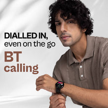 Load image into Gallery viewer, Noise Crew Go with 1.39" Display, BT Calling with Metal Strap and 7 Days Battery Life Smartwatch (Gold Link Strap, Regular)