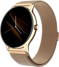 Load image into Gallery viewer, Noise Crew Go with 1.39" Display, BT Calling with Metal Strap and 7 Days Battery Life Smartwatch (Gold Link Strap, Regular)