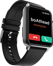 Load image into Gallery viewer, boAt Storm Call w/ 4.29 cm(1.69"), BT Calling & 550 Nits Brightness Smartwatch (Bold Black Strap, Free Size)