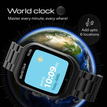 Load image into Gallery viewer, Boult Trail Pro 2.01'' 3D Curved Display + AMOLED, 600 Nits, 250+ Watch Faces, IP68 Smartwatch (Jet Black Strap, Free Size)