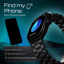 Load image into Gallery viewer, Boult Trail Pro 2.01'' 3D Curved Display + AMOLED, 600 Nits, 250+ Watch Faces, IP68 Smartwatch (Jet Black Strap, Free Size)