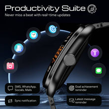 Load image into Gallery viewer, Boult Trail Pro 2.01'' 3D Curved Display + AMOLED, 600 Nits, 250+ Watch Faces, IP68 Smartwatch (Jet Black Strap, Free Size)