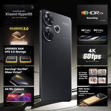 Load image into Gallery viewer, POCO F6 5G (Black, 256 GB) (8 GB RAM)