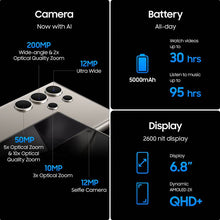 Load image into Gallery viewer, Samsung Galaxy S24 Ultra 5G (Titanium Black, 256 GB)  (12 GB RAM)
