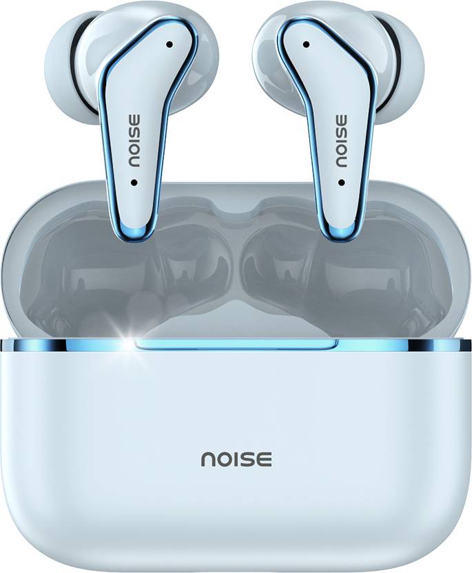 Noise Buds VS102 Elite with 50Hr Playtime, ENC, Quad Mic, Chrome finish Flybird Design Bluetooth  (Sky Blue, True Wireless)