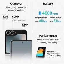 Load image into Gallery viewer, Samsung Galaxy Z Flip6 5G (Silver Shadow, 512 GB)  (12 GB RAM)
