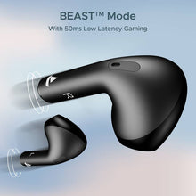 Load image into Gallery viewer, boAt Airdopes Alpha with 35 HRS Playback, 13mm Drivers, Dual Mics ENx &amp; Beast Mode Bluetooth  (Jet Black, In the Ear)
