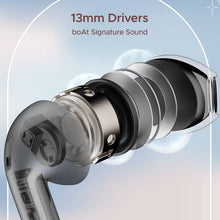Load image into Gallery viewer, boAt Airdopes Alpha with 35 HRS Playback, 13mm Drivers, Dual Mics ENx &amp; Beast Mode Bluetooth  (Jet Black, In the Ear)
