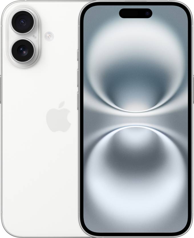 Apple iPhone 16 (White, 128 GB)