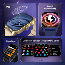 Load image into Gallery viewer, Fastrack Revoltt Pro-1.97&#39;&#39; Super AMOLED Display|AOD|Working Crown|BT Calling|Fast Charge Smartwatch  (Black Strap, Free Size)
