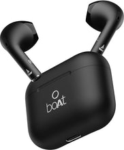 Load image into Gallery viewer, boAt Airdopes Alpha with 35 HRS Playback, 13mm Drivers, Dual Mics ENx &amp; Beast Mode Bluetooth  (Jet Black, In the Ear)
